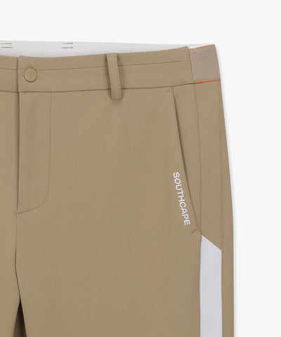 SOUTHCAPE Men's Side Color Line Pants - Beige