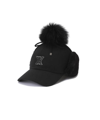 LOUIS VUITTON Women's Hat/Cap Wool in Black