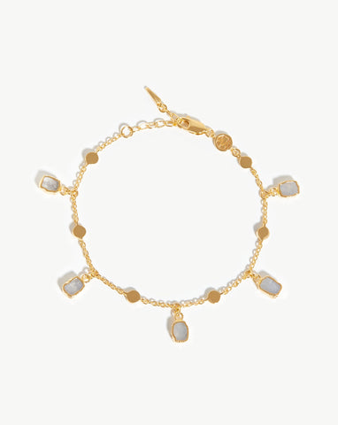 Maemae Super Good Luck Bracelet - Handcrafted Charm Bracelet on A Dainty Gold or Silver Chain. Small (6-7 Inches) *Standard / Sterling Silver