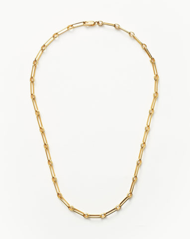 Missoma Ridge Padlock Chain Necklace