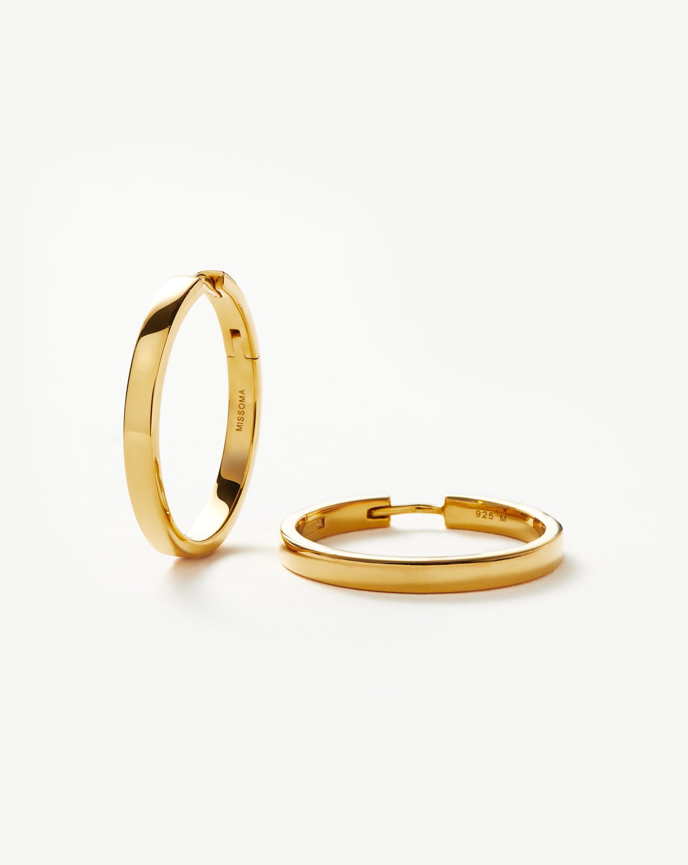 Missoma 18ct Gold-Plated Vermeil Silver Mini Tidal Hoop