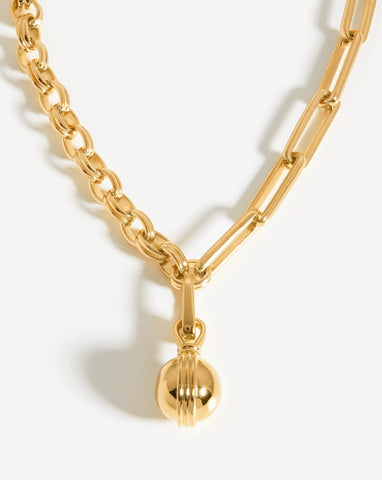 Missoma Chunky Curb Chain 18kt Gold Plated Necklace