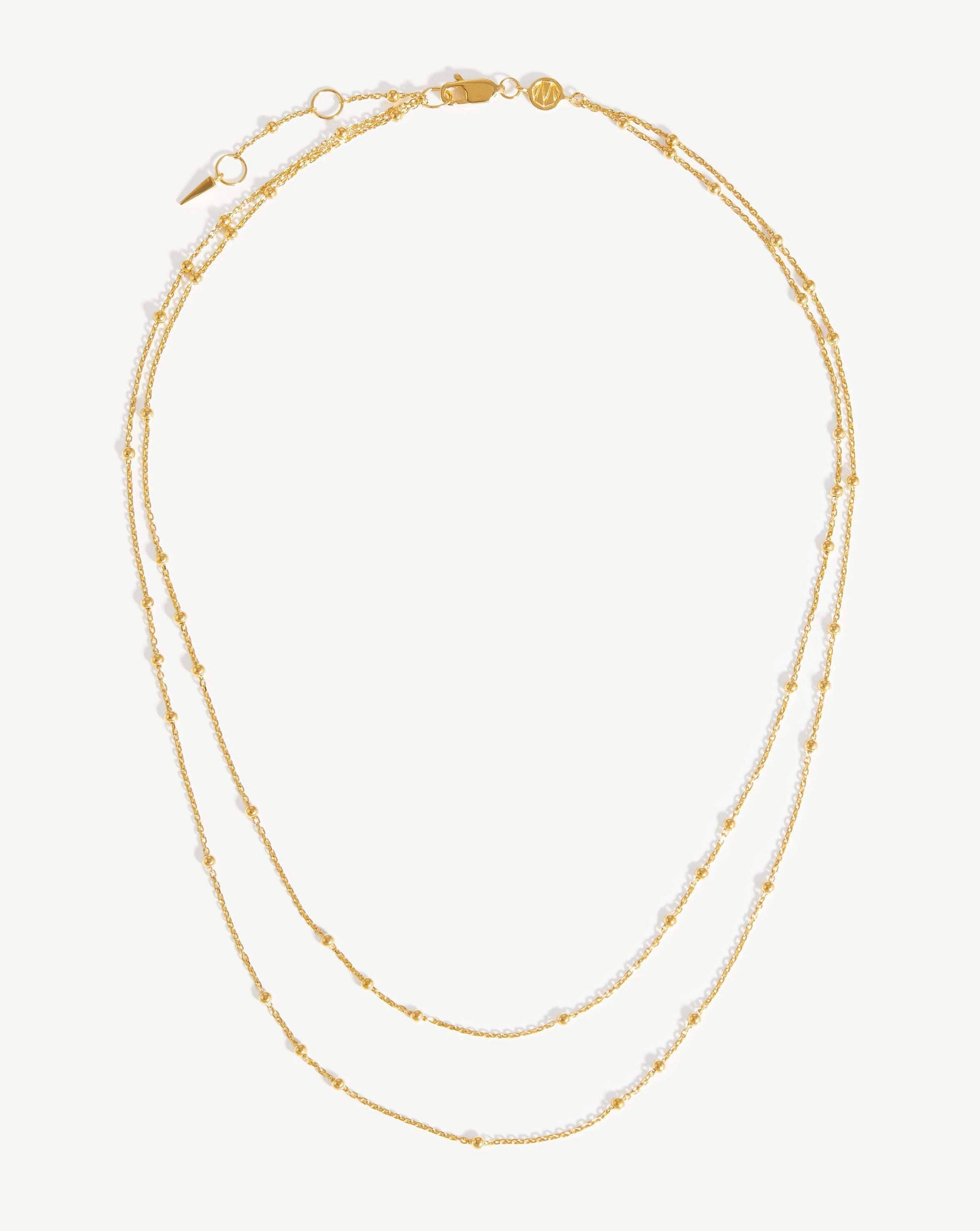 Missoma Fine Classic Rope Chain Necklace 14ct Solid Gold