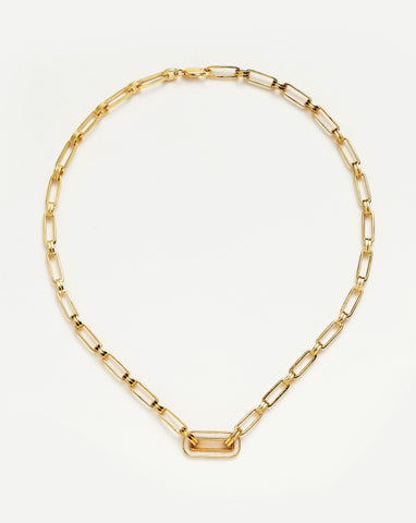 Missoma Chunky Curb Chain 18kt Gold Plated Necklace