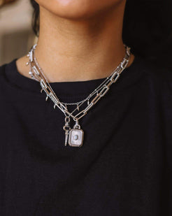 Missoma Ridge Padlock Chain Necklace