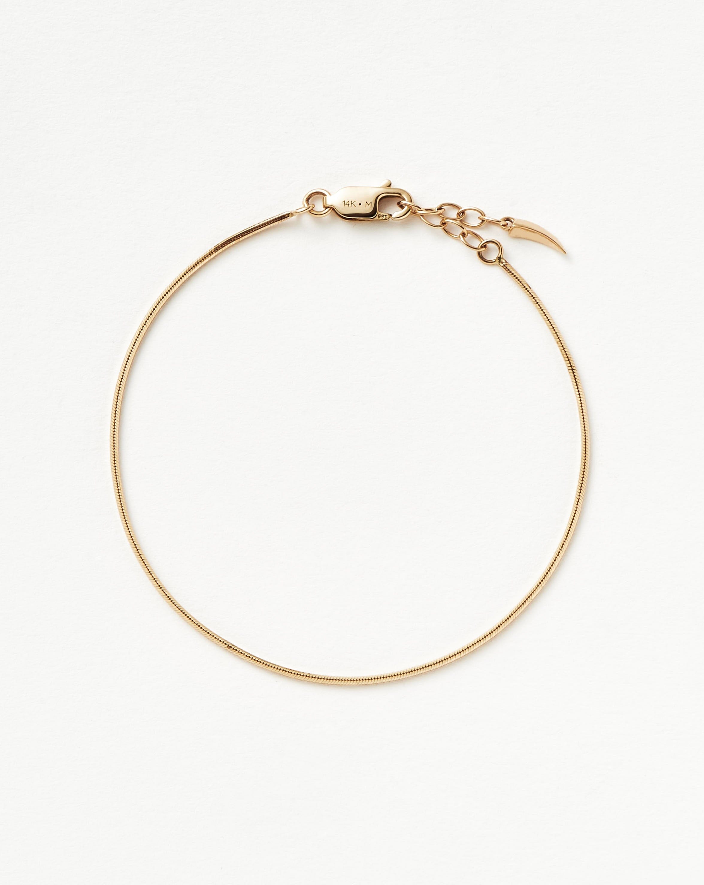 Missoma Lucy Williams Flat Curb Chain Bracelet