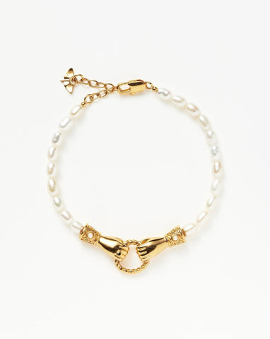 Bestie by Oomiay Assorted Gold Charms Chain Bracelet