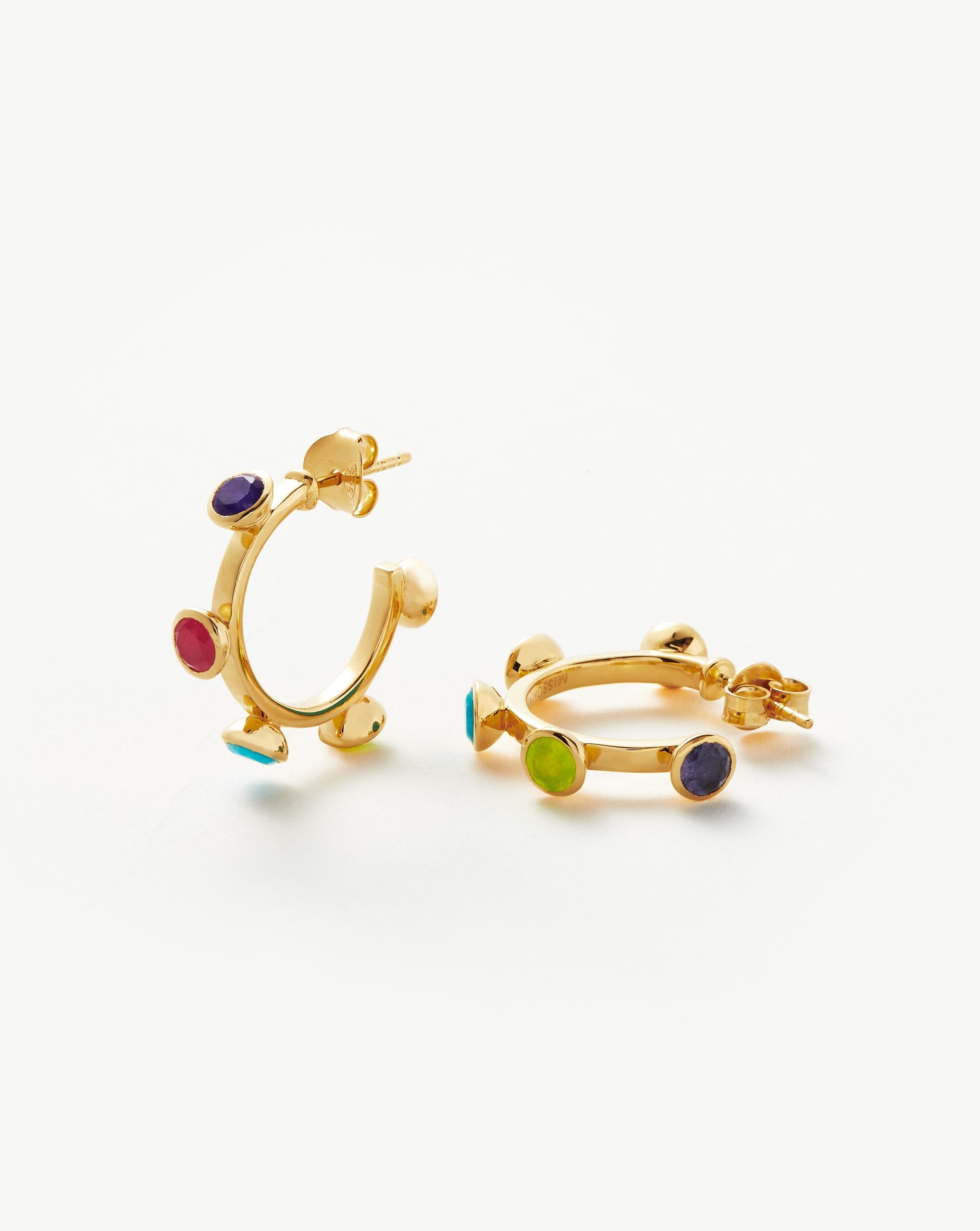 Savi Dome Small Hoop Earrings