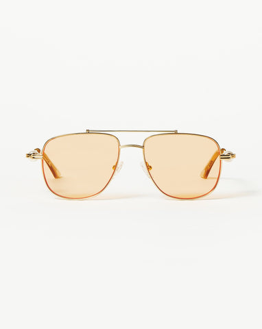 Missoma Le Specs Serpens Link Cat-Eye Sunglasses Sage