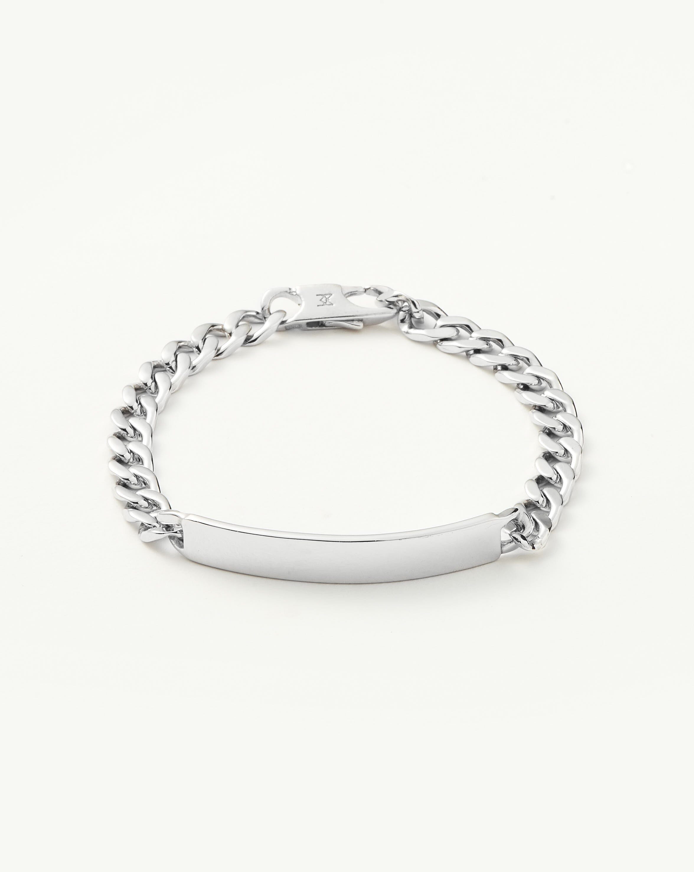 String Bracelet With Sterling Silver Connector (Grey) – Kompsós