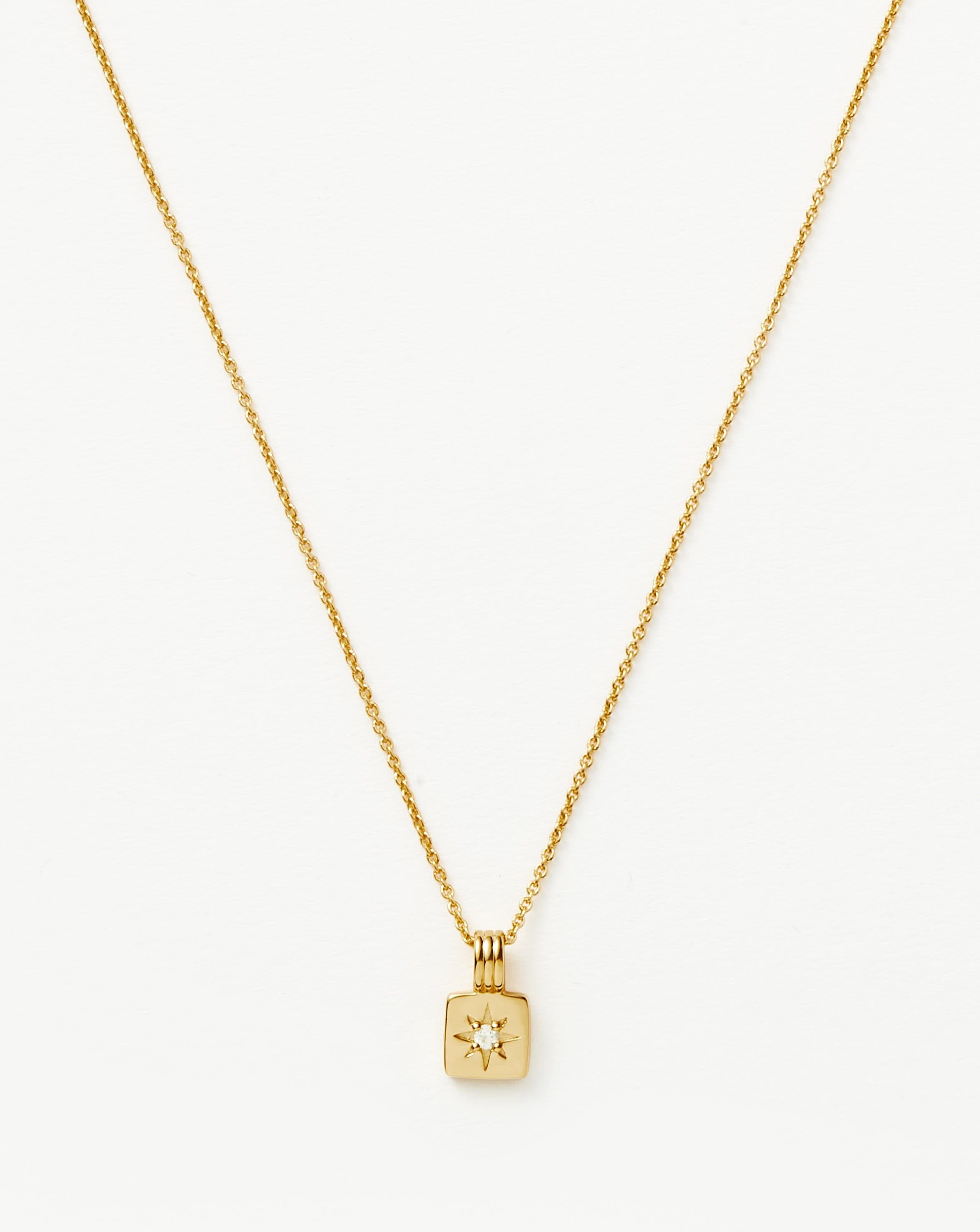 Missoma Valentine's Ridge Heart Pendant Necklace in Gold