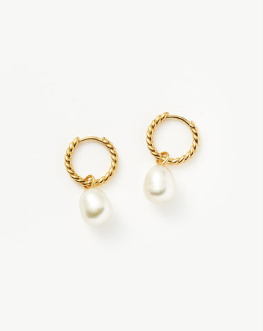 Earrings, Hoops, Studs and Pearls Earrings in Gold & Silver