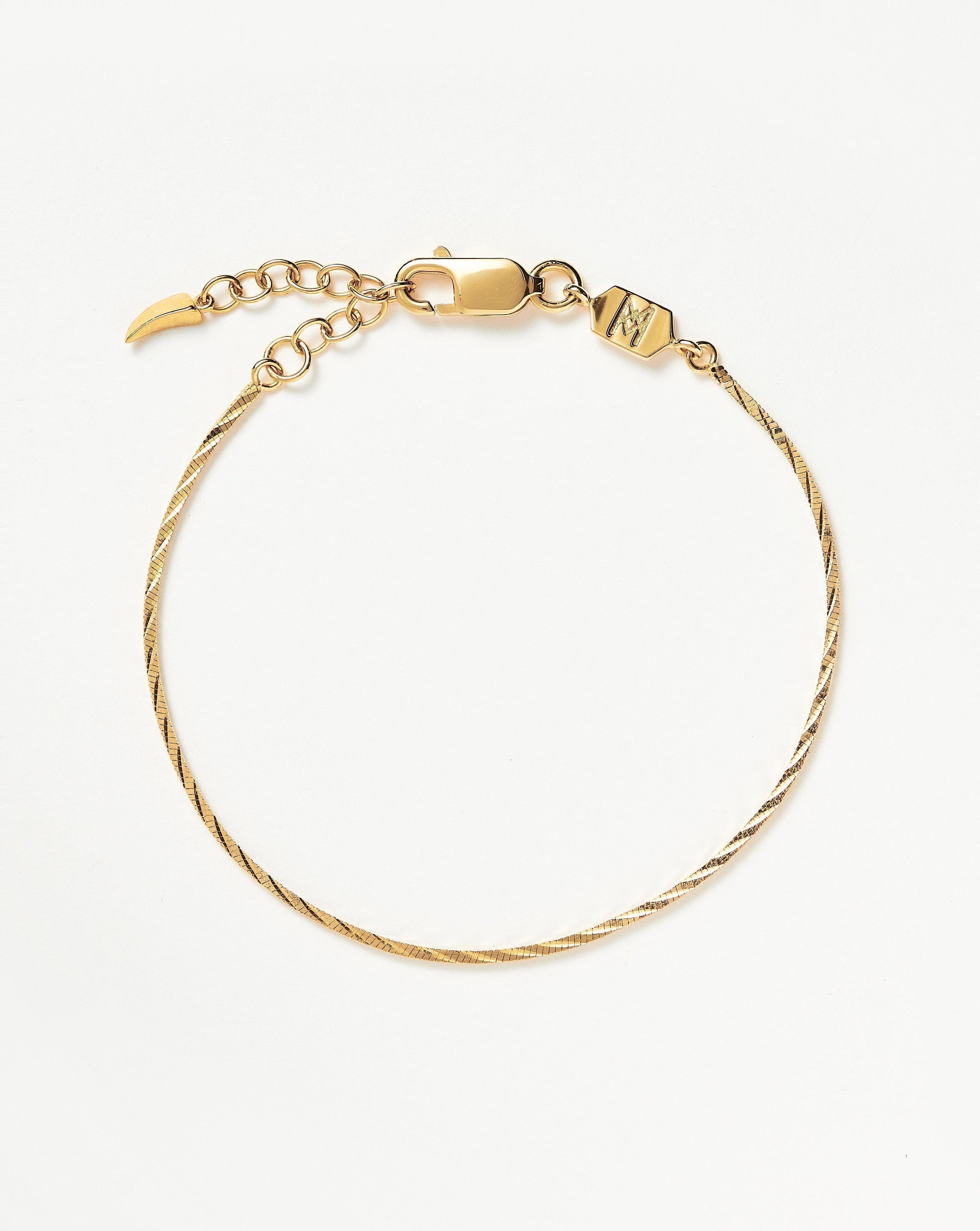 Missoma Lucy Williams Flat Curb Chain Bracelet