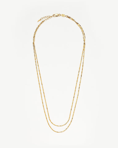 Missoma Ridge Padlock Chain Necklace