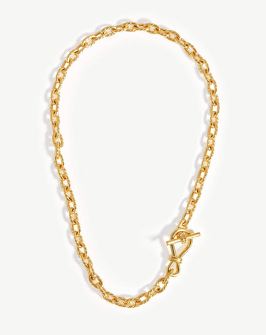 Missoma Ridge Padlock Chain Necklace