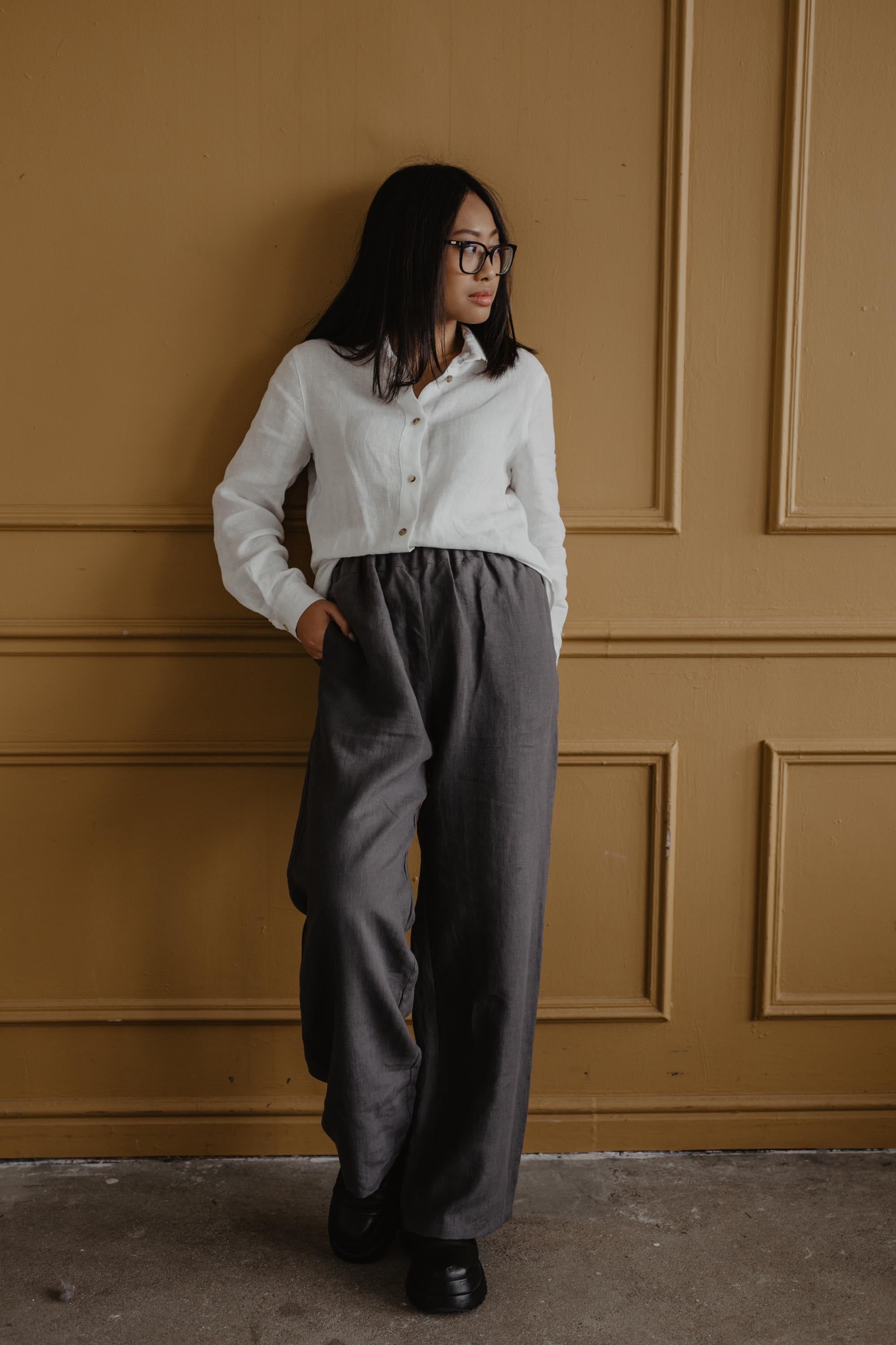 Oulu Linen Pants | Ethically Made Sustainable Clothing | Consciously