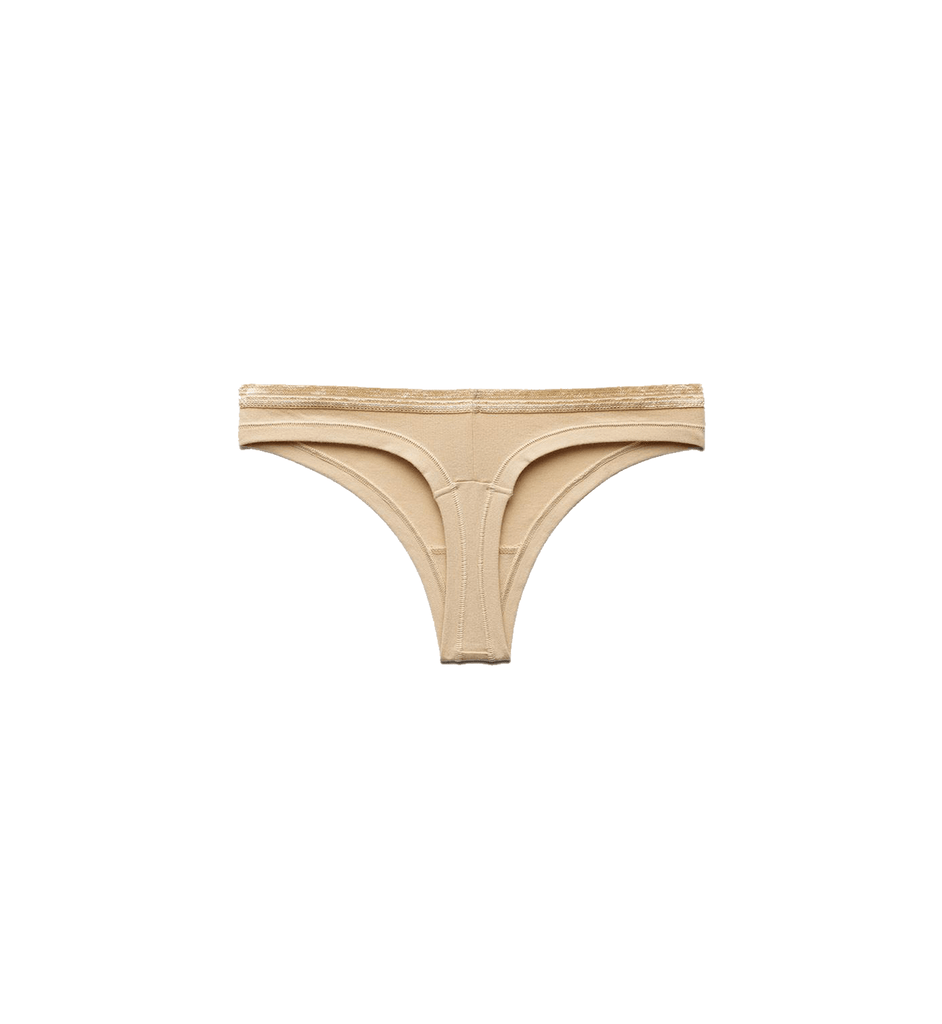 Undyed Low Rise Panties (White)