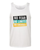 No fear no limits no excuses tank top, motivational tank top, inspirational tank tops, casual tank tops