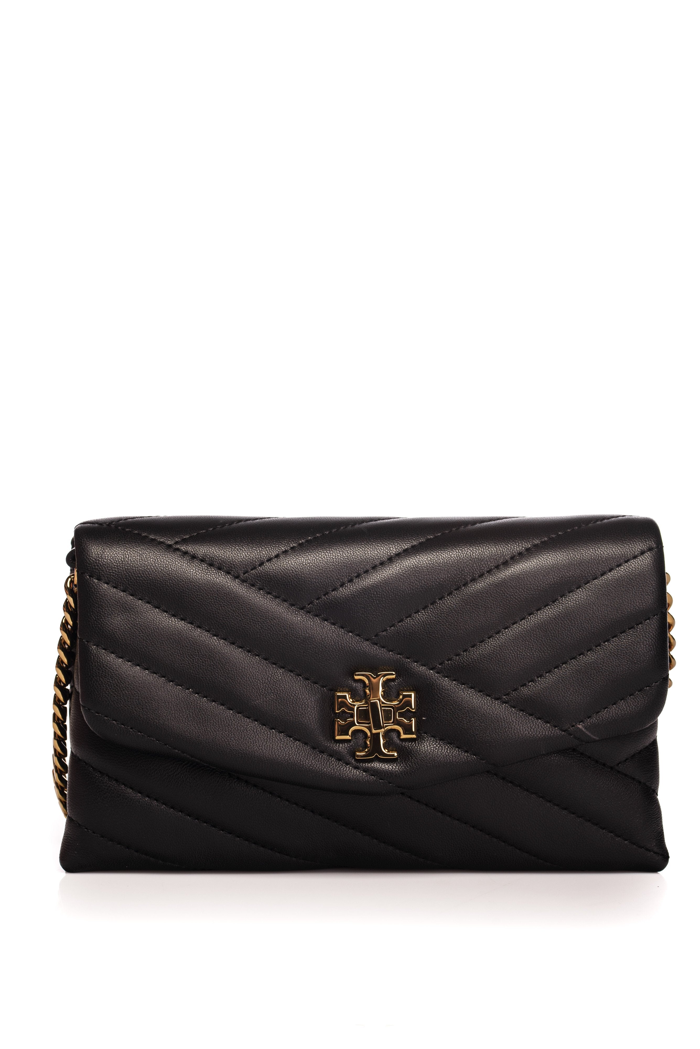 tory burch kira leather chain wallet