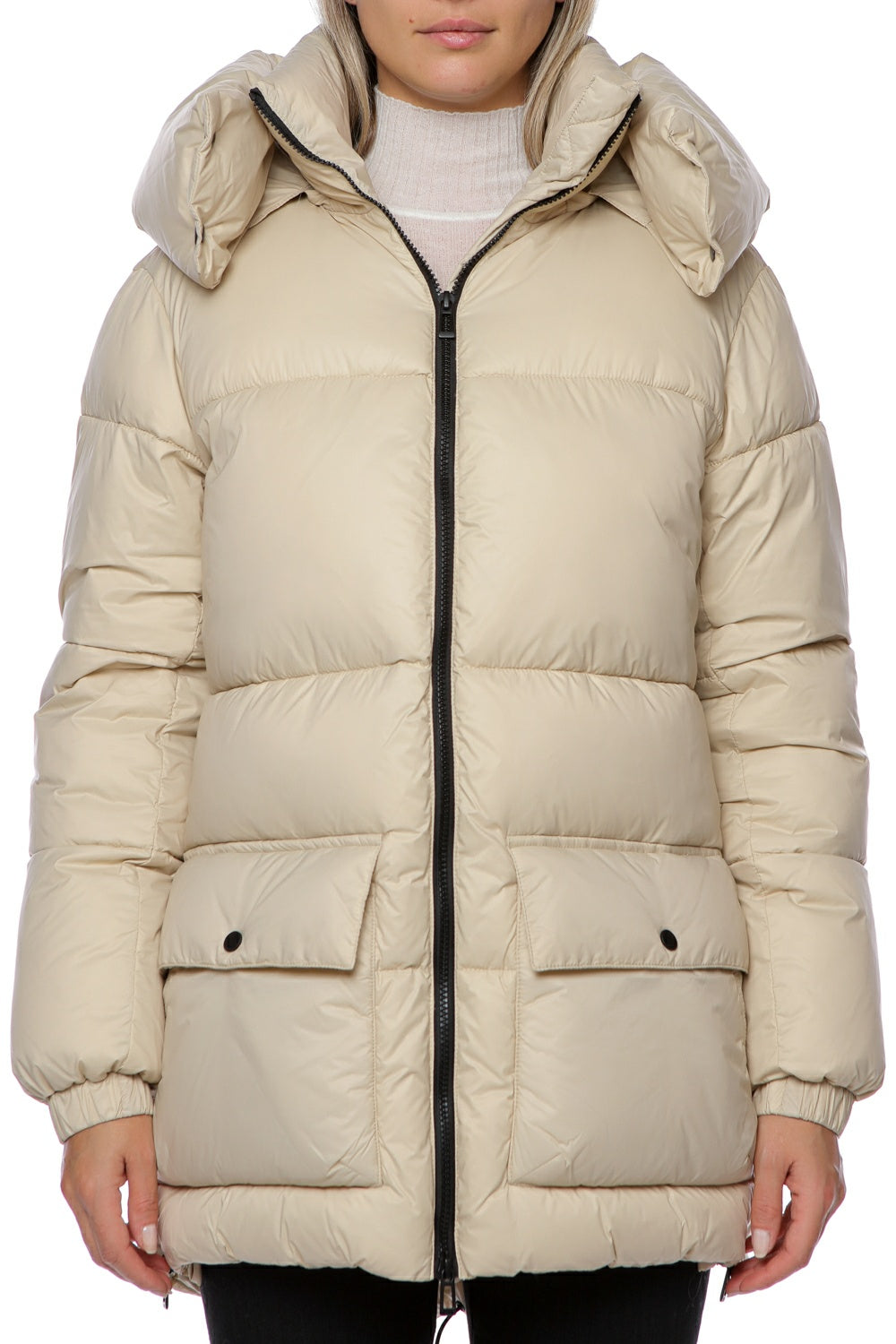 MACKAGE MAISIE - FOIL SHIELD DOWN JACKET WITH PATCH POCKETS