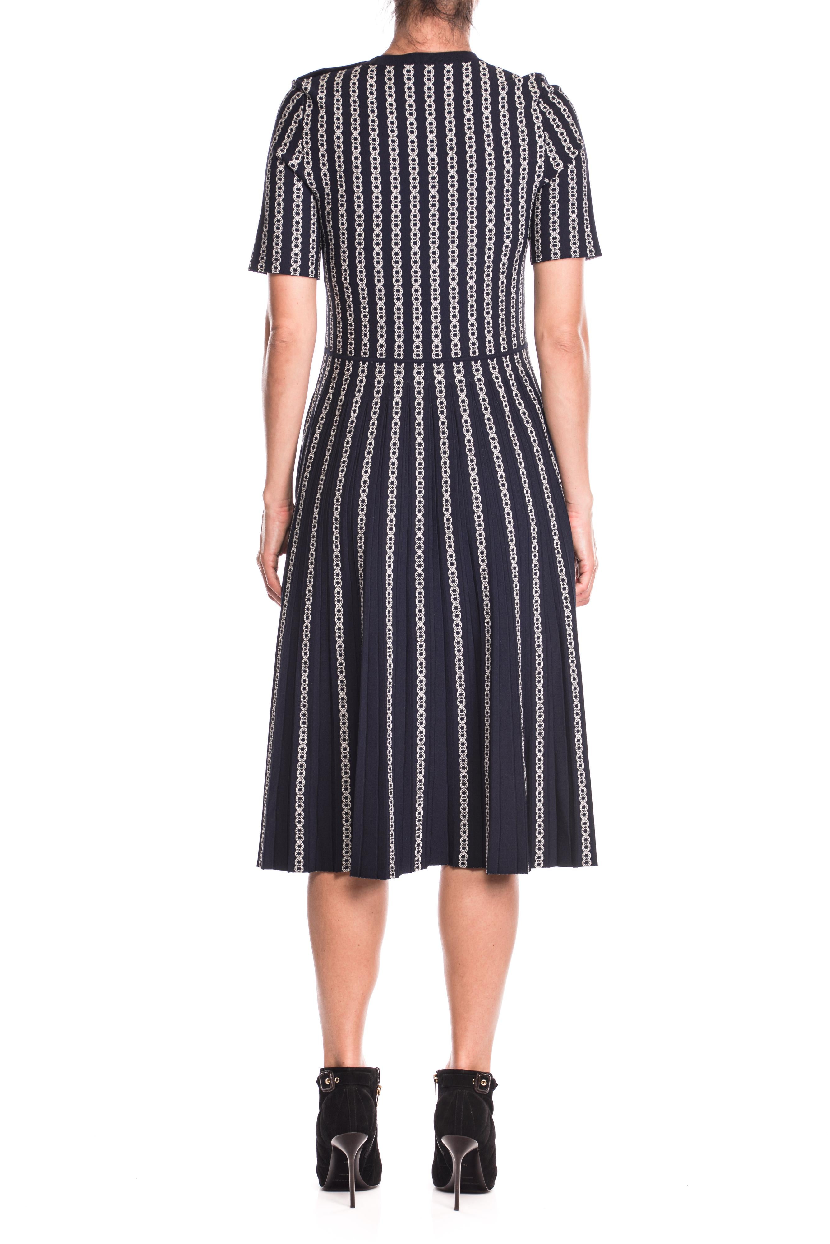 gemini link jacquard dress