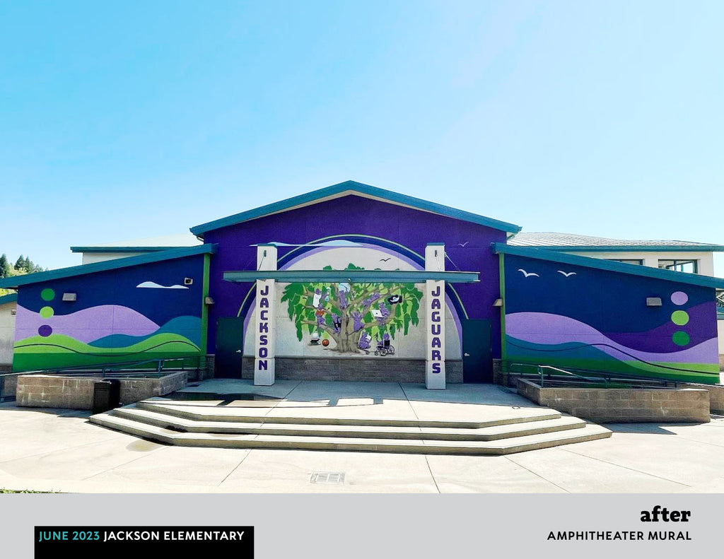 2023 school amphitheater mural (after)