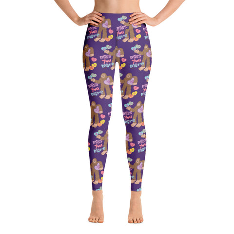 Christmas Yoga Leggings Plus Size - Women's - Green Santa Squatch – Broken  Branch Designs LLC