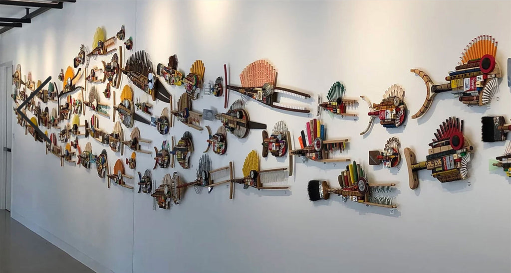 Fish Wall Art Sculptures by Stephen Palmer of Running Dog Studio