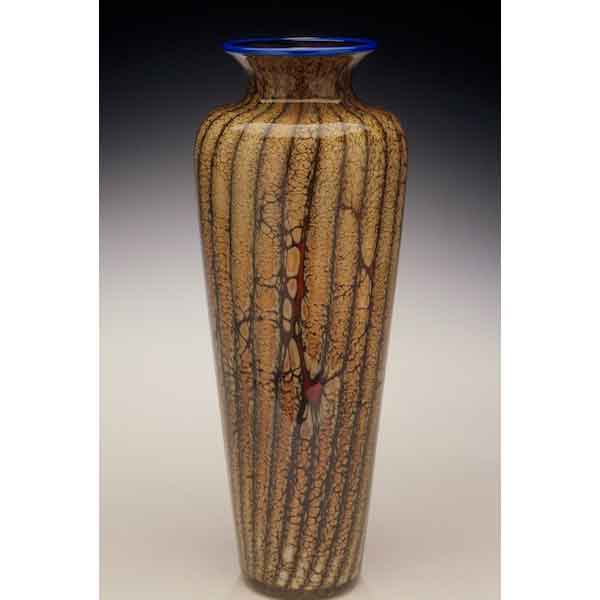 BATIK TRADITIONAL URN-VASE by GARTNER BLADE AMERICAN ART GLASS