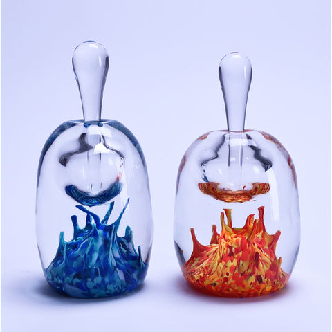 Perfume Bottle by Grateful Gathers Glass, Danny Polk Jr