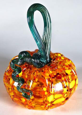 Pumpkin 9 by Grateful Gathers Glass, Danny Polk Jr