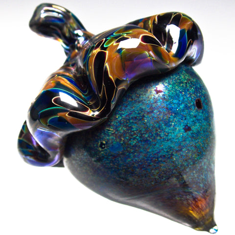 Acorn Sculpture 7 by Grateful Gathers Glass, Danny Polk Jr