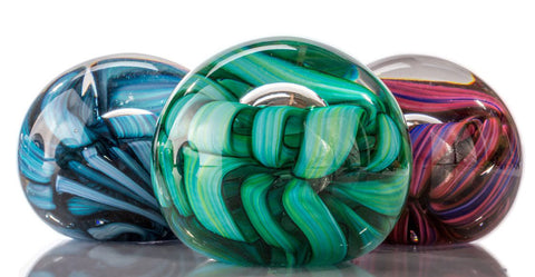 Mike (Michael) Hudson Glass Artist, Artisan Handblown Art Glass Paperweights