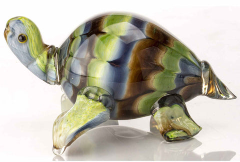 Mike (Michael) Hudson Glass Artist, Artisan Handblown Art Glass Turtles