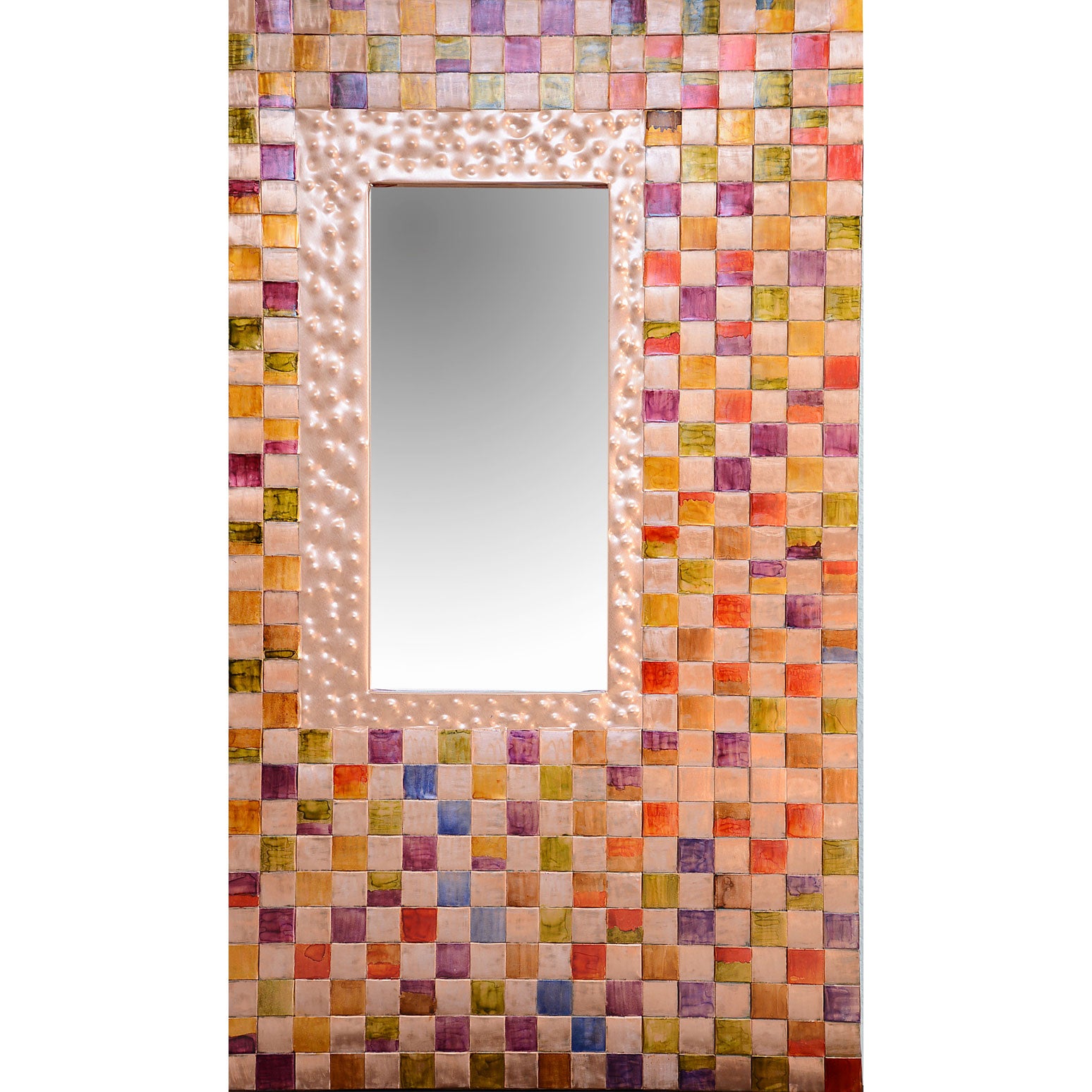 Copper Mirror, Big Box of Crayons Mirror by Jean and Tom Heffernan