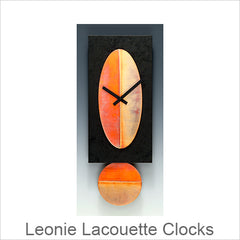 Leonie Lacouette Clocks, Contemporary Artistic Designer Wall Clocks, Pendulum Wall Clocks