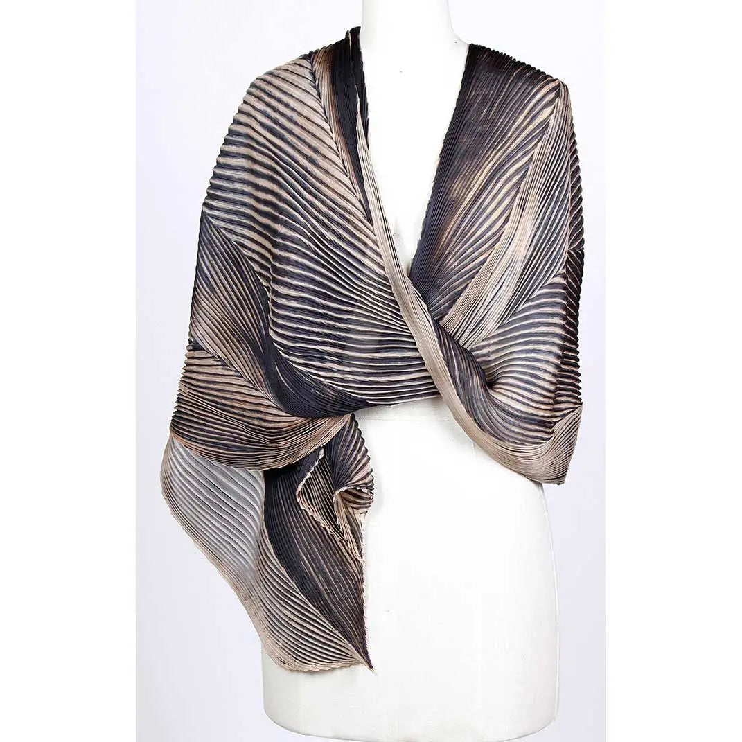 black silk shawl