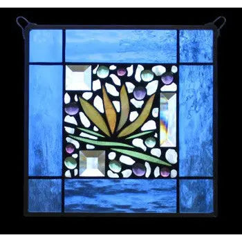 small stained glass window panels