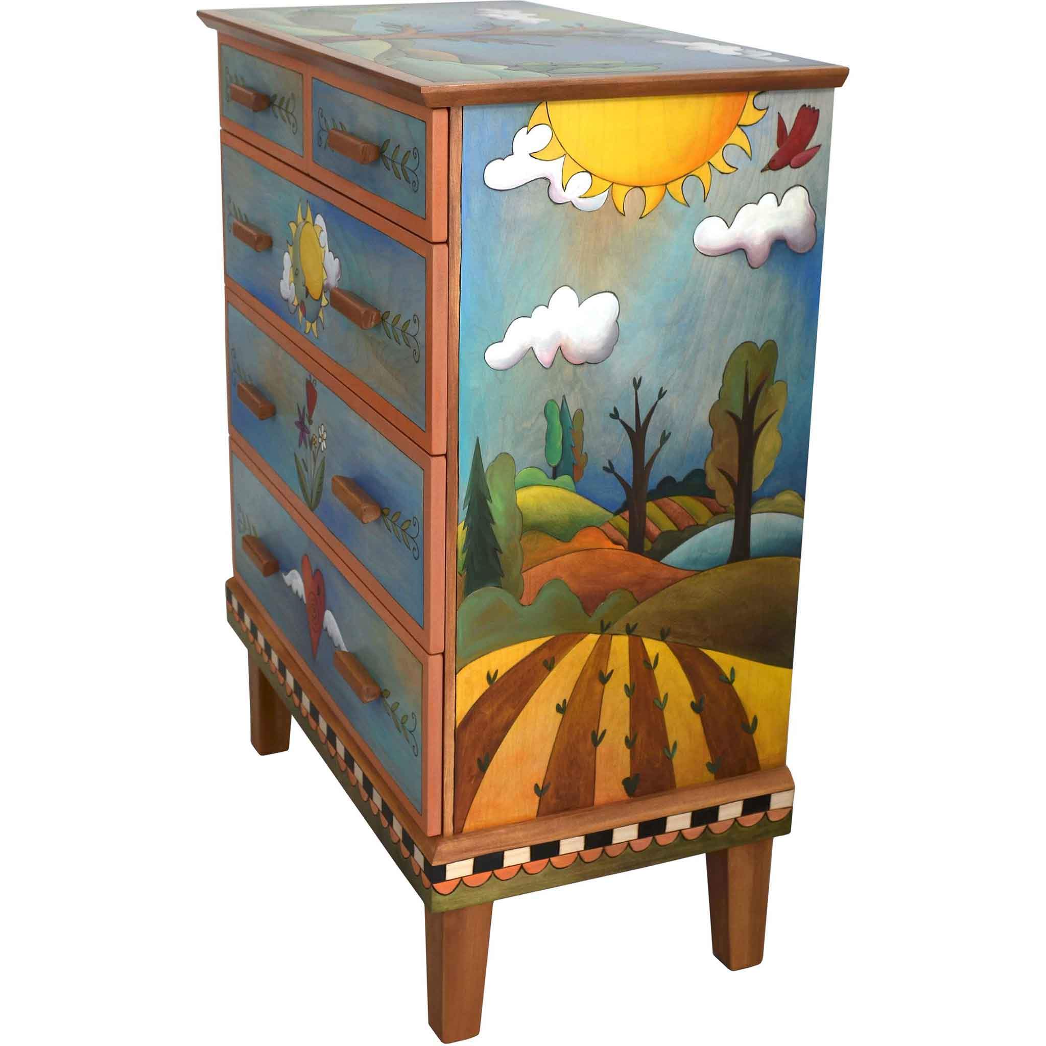 Sticks Tall Dresser Drs002 13064 Artistic Artisan Designer