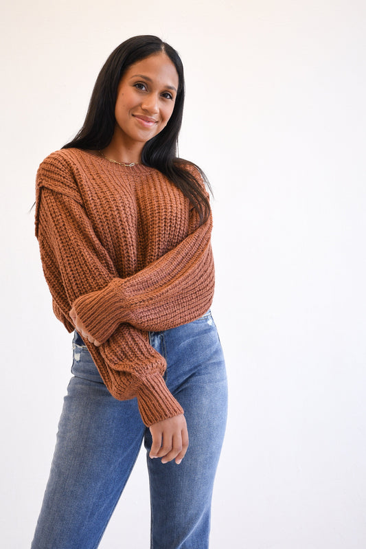 On Wednesday Pink Sweater – Defiant Boutique