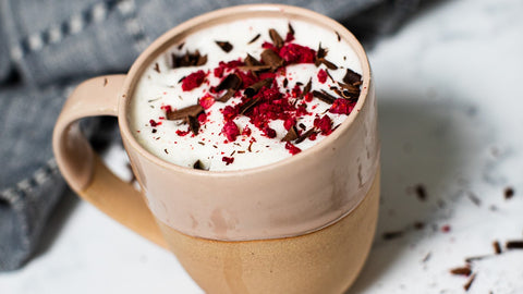 LMNT Chocolate Raspberry Hot Chocolate