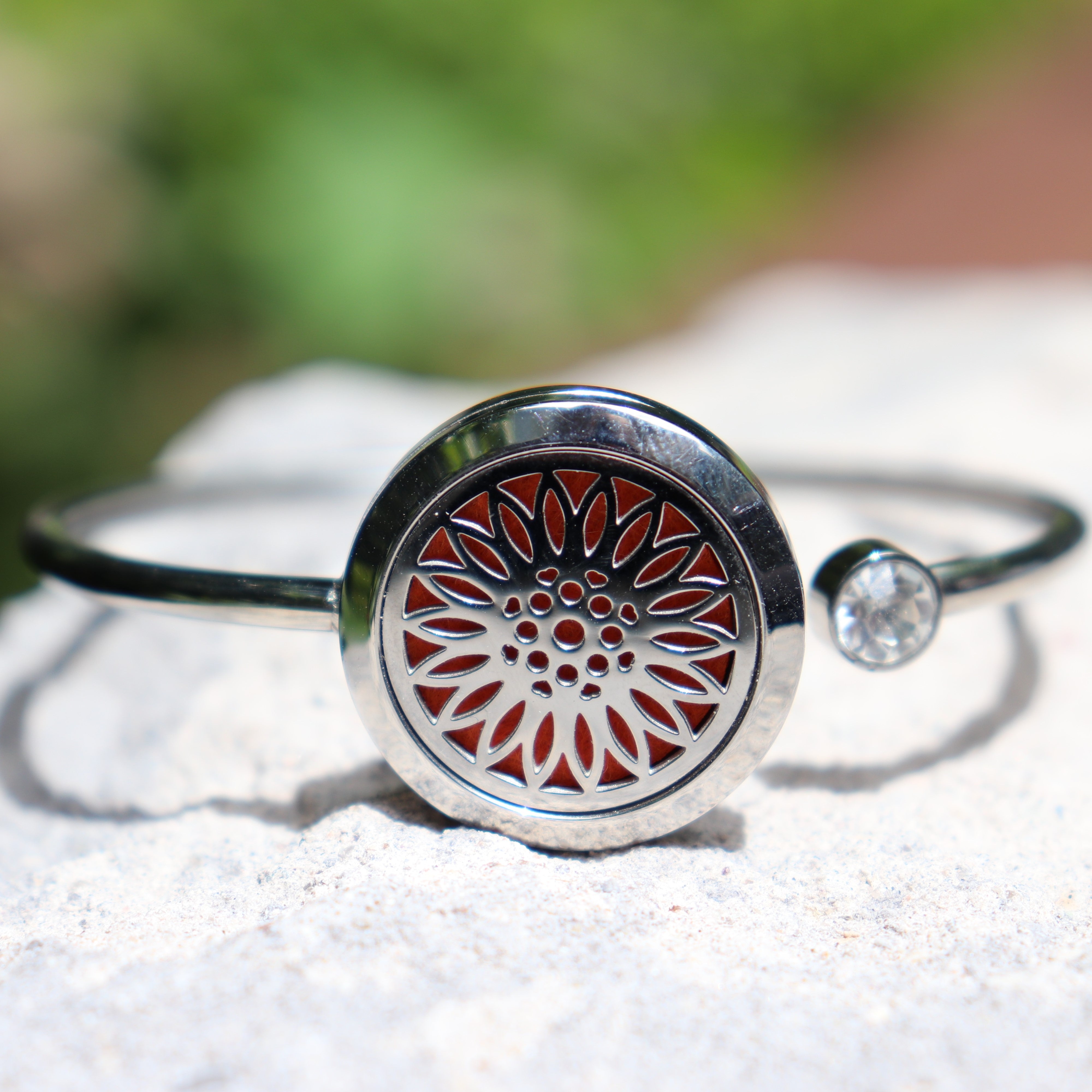 Ladybug Lava Stone bracelet – Radiant Aura Wellness