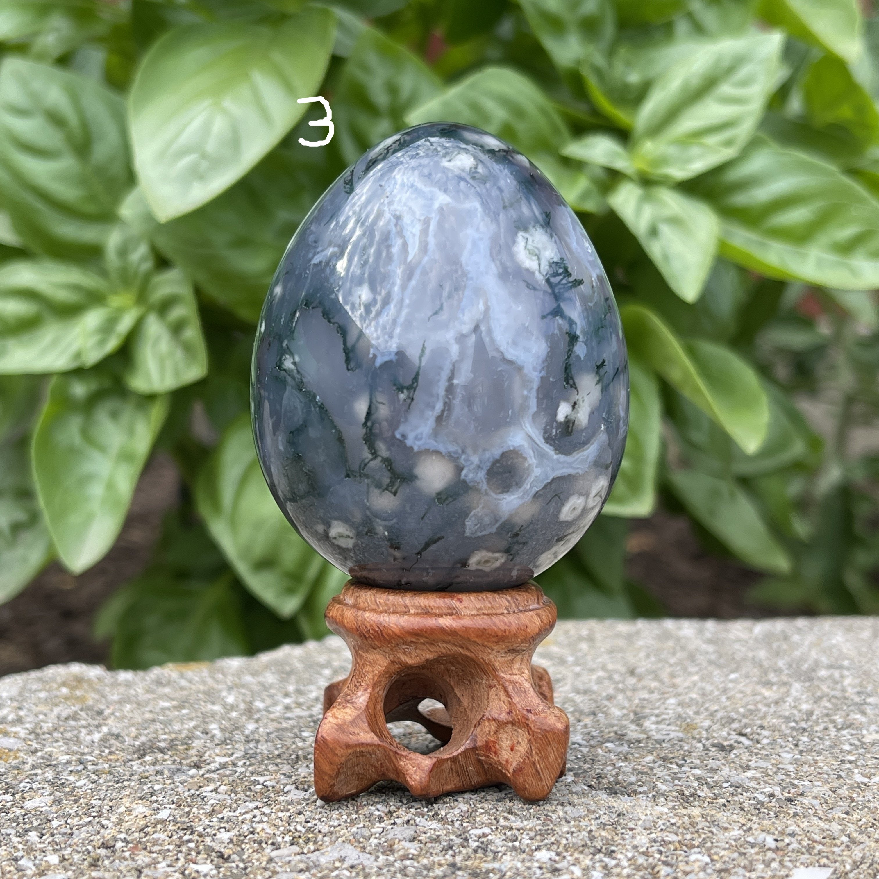 Moss Agate Tumbles – AURA salt cave and wellness