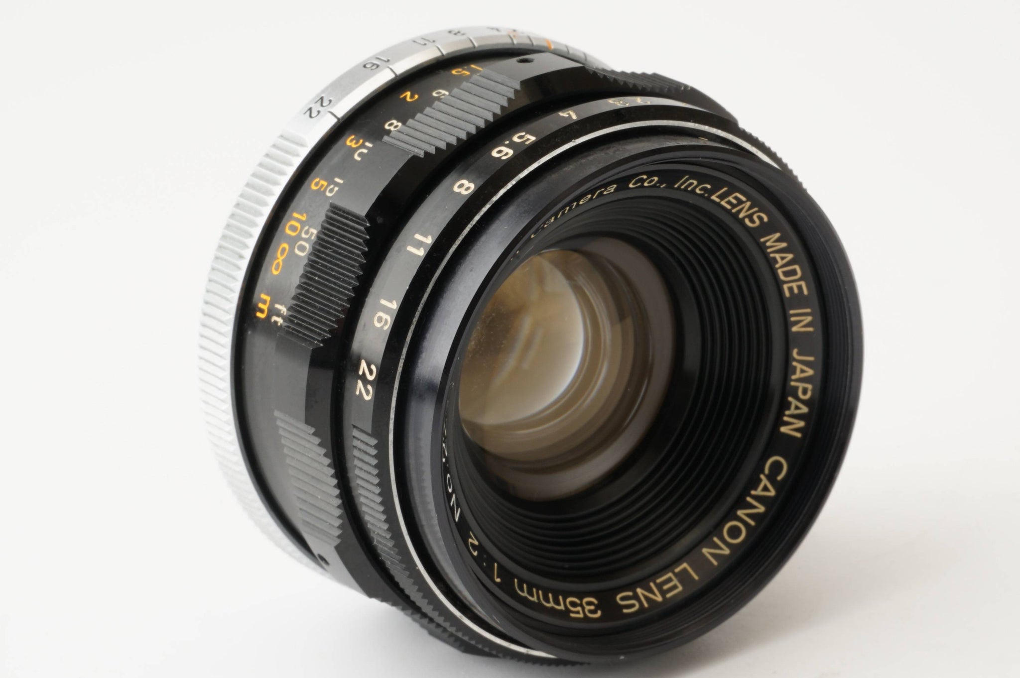 Canon Lens 35mm f2 L39 LTM ライカマウント