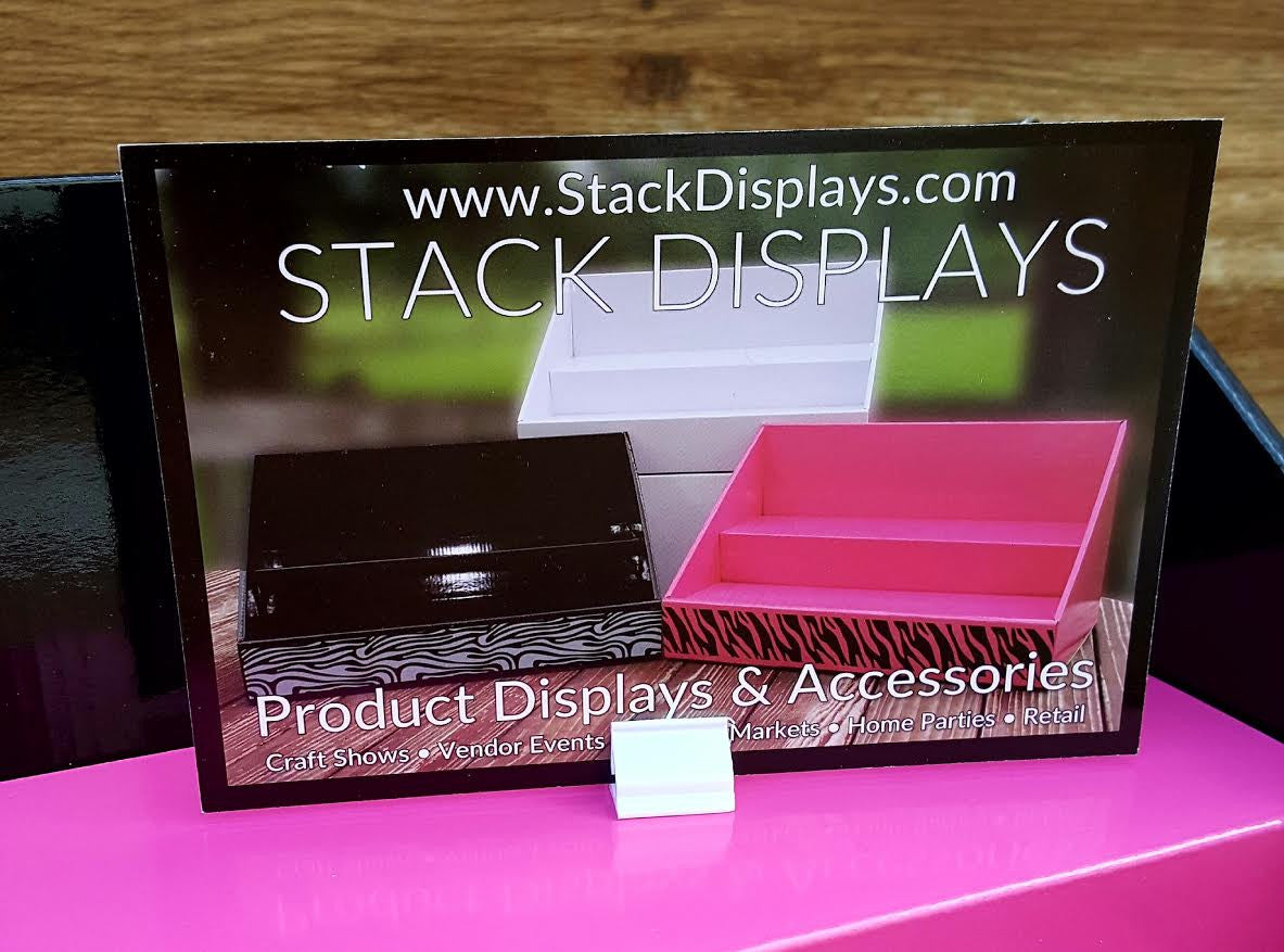 8 x 11 clear stack menu holder