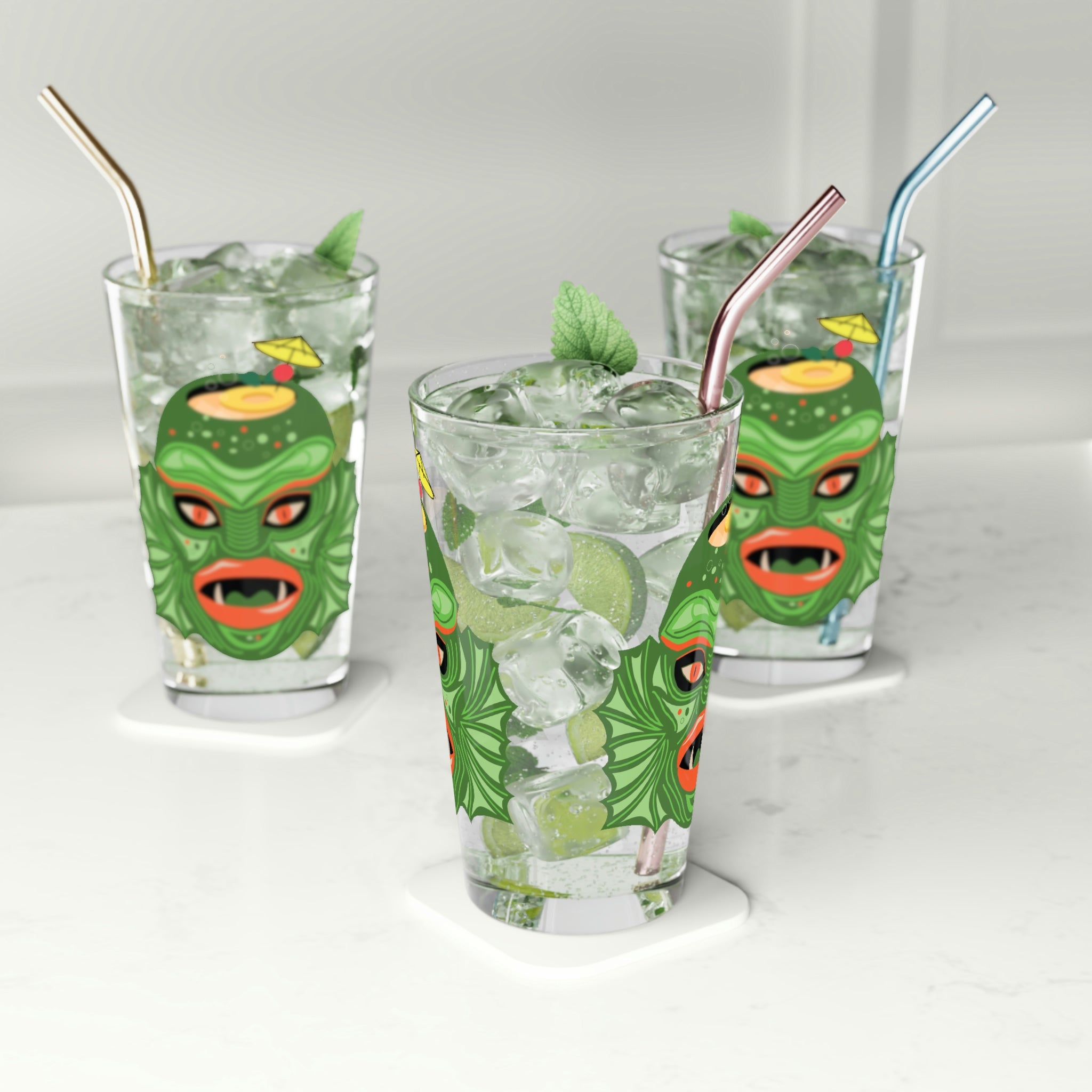 Swamp Creature Tiki Mug Ice Bucket with Tongs – The Oblong Box Shop™