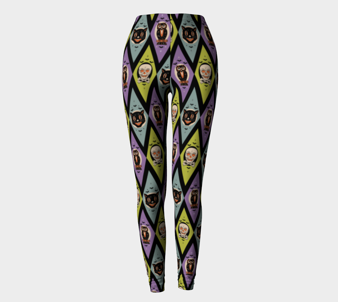 Spooky Ooky Ghost Plus Size Leggings – The Oblong Box Shop™