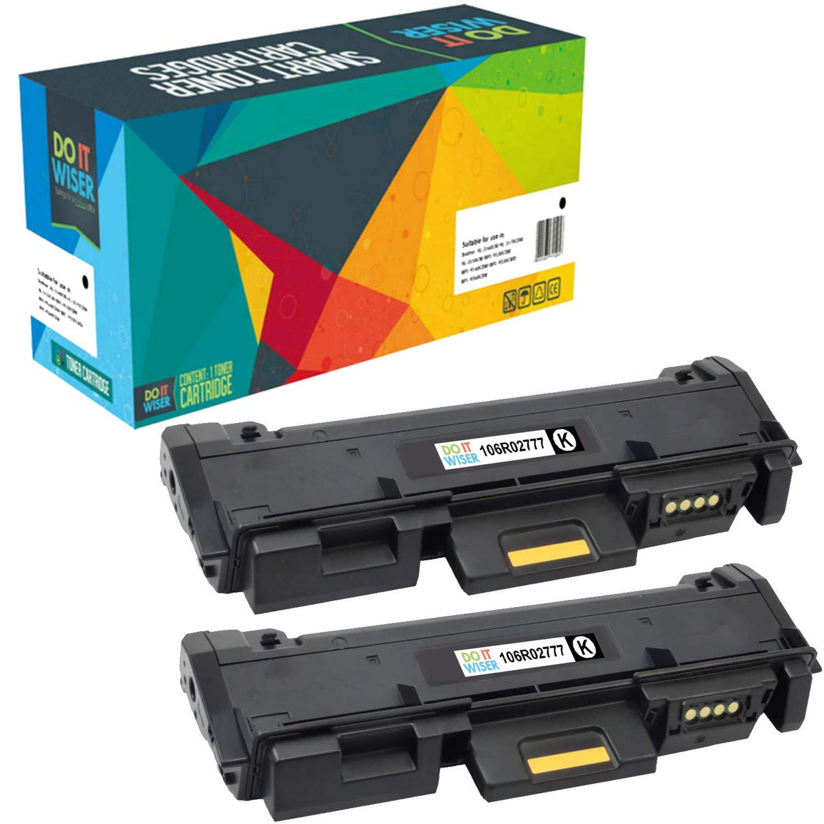 Compatible Xerox Phaser 3260 Toner Black 2 Pack High Yield ...