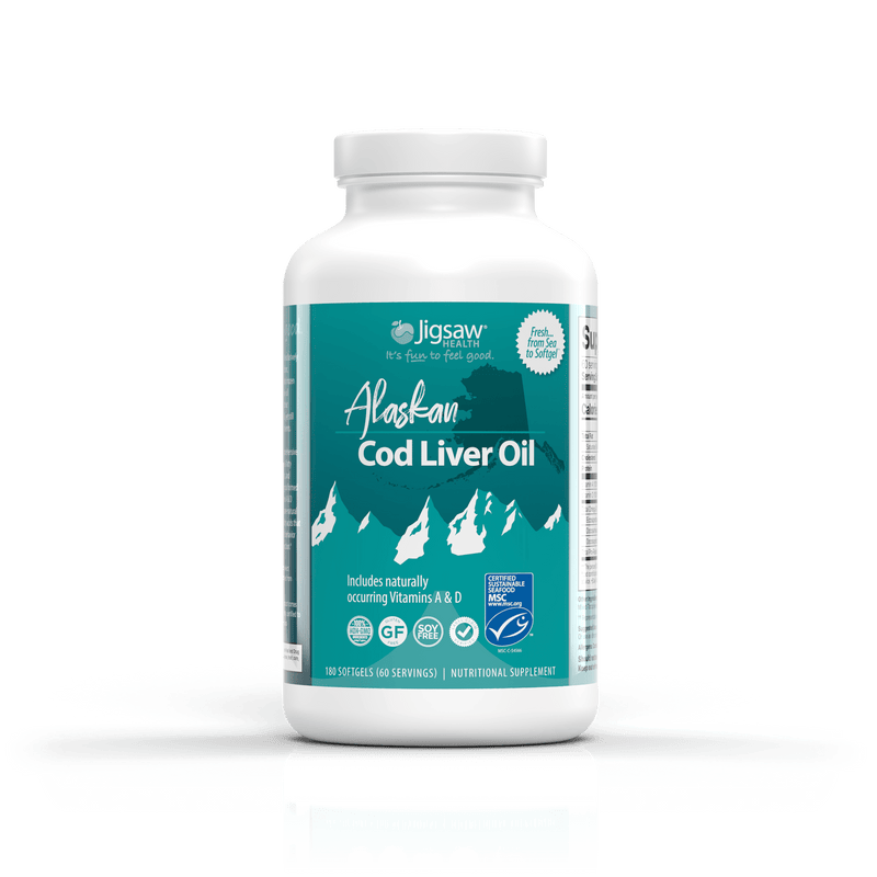 Jigsaw Alaskan Cod Liver Oil Softgels