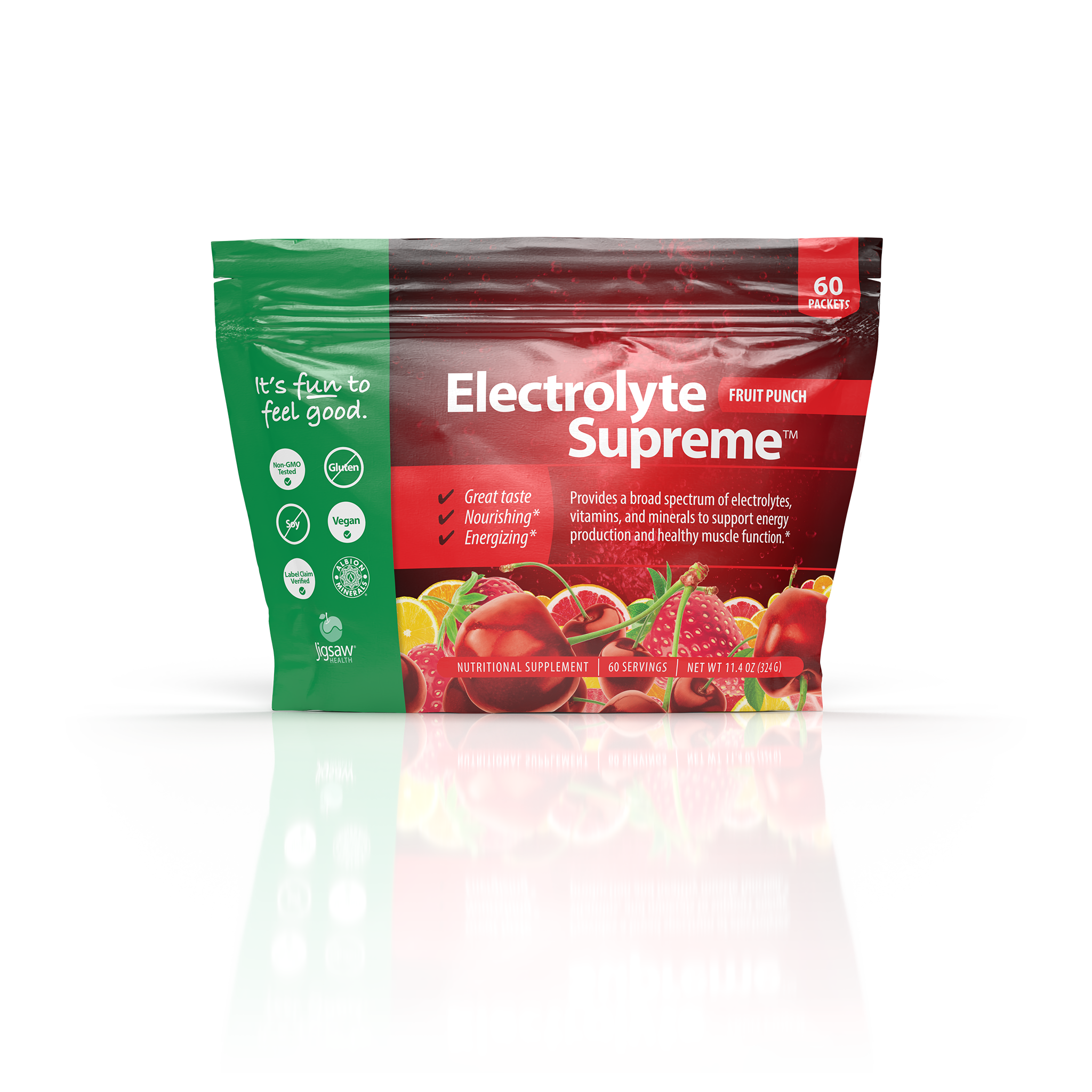 Jigsaw Electrolyte Supreme Fruit Punch Bag